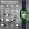 Techancy Smartwatch - Bluetooth - Gezondheidsmonitoring en Slaaptracker - Zwart