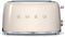 Smeg TSF02CREU - Broodrooster - 1500W 2 sleuven 6 bruining-niveaus - Crème