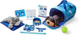 Melissa & Doug - Speelset met dierendrager - 15-delig met 2 knuffeldieren (1 set)