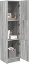 vidaXL - Hoge - kast - Grijs - Sonoma - 31,5x32x124 - cm - Geengineerd - hout