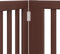 vidaXL - Hondenhek - inklapbaar - 4 - panelen - 320 - cm - populierenhout - bruin