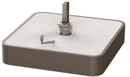 4so - Costa vulbare parasolvoet met ingebouwde wielen