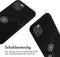 iMoshion Hoesje Geschikt voor iPhone 11 Pro Hoesje Met Koord - iMoshion Siliconen design hoesje met koord - Zwart / Dandelion Black