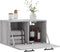 vidaXL - Wandkast - 60x36,5x35 - cm - bewerkt - hout - grijs - sonoma - eikenkleurig