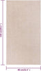vidaXL - Vloerkleed - kortpolig - 80x150 - cm - donkerbeige