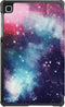 iMoshion Tablet Hoes Geschikt voor Samsung Galaxy Tab A7 Lite - iMoshion Design Trifold Bookcase - Meerkleurig / Paars /Space