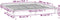 vidaXL - Bedframe - LED - massief - hout - 180x200 - cm