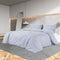 vidaXL - Dekbedovertrekset - 220x240 - cm - katoen - wit