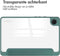 imoshion Tablet Hoes - Geschikt voor Samsung Galaxy Tab A9 8.7 inch - Trifold Hardcase Bookcase - Groen