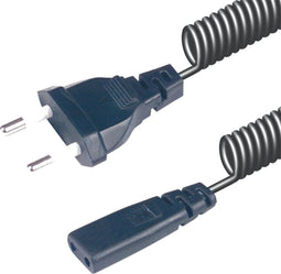 Scanpart scheerapparaat snoer - Oplaadkabel 1.5 meter - Geschikt voor Braun Philips Remington Panasonic Wahl - Zwart