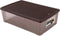 Doos met deksel Stefanplast 30870 38,5 x 17 x 59,5 cm Chocolade 30 L