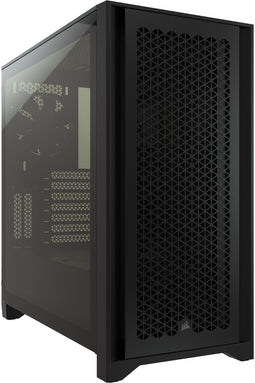 Corsair 4000D Airflow - Mid-Tower ATX Behuizing - Hoge luchtstroom met 2 x 120 mm ventilatoren - Zwart