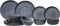 Cosy & Trendy Serviesset Kentucky Grey - 12-delig / 4 personen - 4 dinerborden, 4 ontbijtborden en 4 kommen