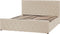 ROCHEFORT - Tweepersoonsbed - Beige - 160 x 200 cm - Fluweel