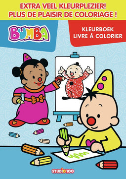 Bumba kleurboek - vriendjes - 64 pagina's