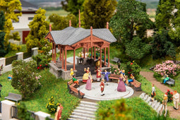Faller - 1/87 MUZIEKPAVILJOEN MET DANSENDE FIGUREN (5/24) * - modelbouwsets, hobbybouwspeelgoed voor kinderen, modelverf en accessoires