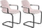 Zuiver Thirsty Armstoel - Roze - Set van 2