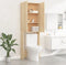 vidaXL - Wasmachinekast - 64x25,5x190 - cm - sonoma - eikenkleurig