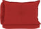 vidaXL - Palletkussens - 3 - st - stof - rood