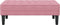 vidaXL - Ligbed - Roze - 113x57x39 - cm - Velours