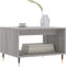 vidaXL - Salontafel - 60x50x40 - cm - bewerkt - hout - grijs - sonoma - eikenkleurig