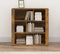 vidaXL - Dressoir - 80x30x80 - cm - bewerkt - hout - gerookt - eikenkleurig