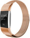 iMoshion Bandje Geschikt voor Fitbit Charge 2 Maat M - iMoshion Milanees magnetische band - Rosé Goud