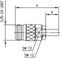 Telegärtner 100024096 100024096 N-connector Bus, recht 50 Ω 1 stuk(s)
