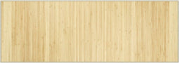 vidaXL - Vloerkleed - rechthoekig - 70x200 - cm - bamboe - lichtnaturel