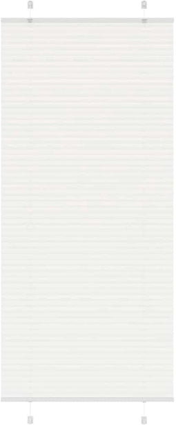 vidaXL - Plissé - rolgordijn - 95x200 - cm - stofbreedte - 94,4 - cm - polyester - wit