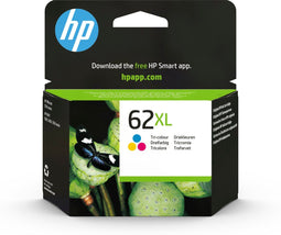 HP 62XL - Inktcartridge - Origineel - 3 Kleuren (geel blauw magenta)