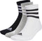 adidas Sportswear - 3-Stripes Korte Sokken - Laag model - Grijs (3 paar)