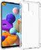 imoshion Hoesje Geschikt voor Samsung Galaxy A21s Hoesje Siliconen - imoshion Shockproof Case - Transparant