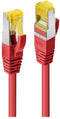 LINDY 47299 RJ45 Netwerkkabel, patchkabel CAT 6a (losse kabel CAT 7) S/FTP 15.00 m Rood 1 stuk(s)