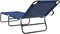 vidaXL - Vouwbare - zonnebed - 2 - stuks - Draagbaar - Blauw - 600D - Oxford - stof