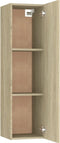 vidaXL - Tv-meubels - 2 - st - 30,5x30x110 - cm - bewerkt - hout - sonoma - eikenkleurig