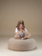 Wigiwama Teddy Ottoman / Poef - Ø65x20cm - Biscuit