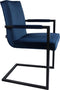Kick eetkamerstoel JIM - Velvet Donkerblauw