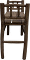 Decoratieve bank Pank - 80x30x64 - Antiek - Teak