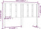 vidaXL - Hoofdbord - 155,5x4x100 - cm - massief - grenenhout - wit