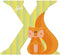 Sevi Dierenletter X 10 Cm Oranje
