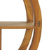 vidaXL - Wandschap - yin - yang - 80x17,5x80 - cm - massief - teakhout
