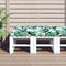 vidaXL - Palletkussen - 120x80x12 - cm - stof - groen
