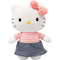 GPTOYS HELLO KITTY - Knuffel - Denim jurkmodel - 30 cm (vanaf 3 jaar)