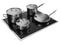 Etna KI2160RVS - Inductie kookplaat - 4 kookzones 10 standen RVS