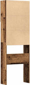 vidaXL - Wasmachinekast - 64x24x190 - cm - bewerkt - hout - oud - houtkleurig