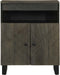 vidaXL - Dressoir - 60x33x75 - cm - massief - mangohout - zwart