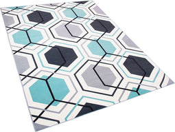 GIRESUN - Laagpolig vloerkleed - Lichtgrijs - 160 x 230 cm - Polyester