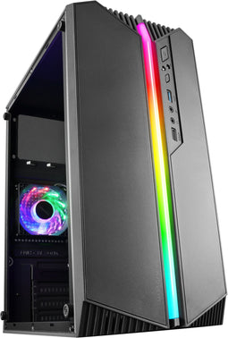 Mars Gaming MC-S1 - Micro-ATX Mini-Tower - ARGB - Zwart