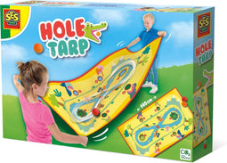 SES - Hole tarp - Wildwaterbaan - groot speeldoek met 2 splash water ballen - 2 tot 4 spelers - stimuleert samen spelen en buiten spelen